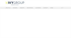 Desktop Screenshot of ivy-group.com